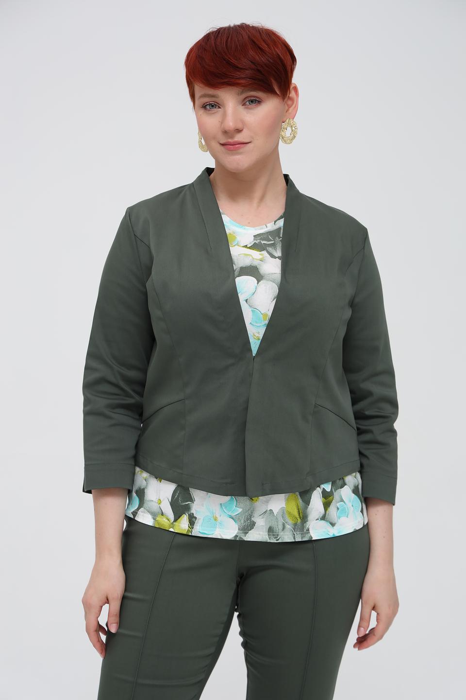 Жакет Frank Walder оливковый