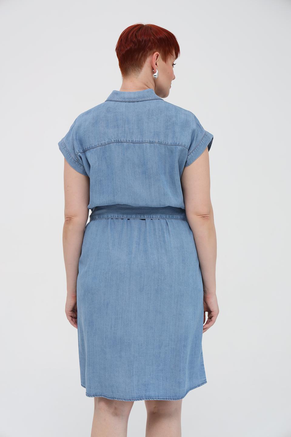 Платье Marc Aurel джинсовое с поясом