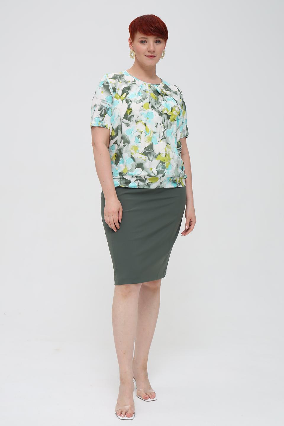 Блуза Frank Walder с цветочным принтом