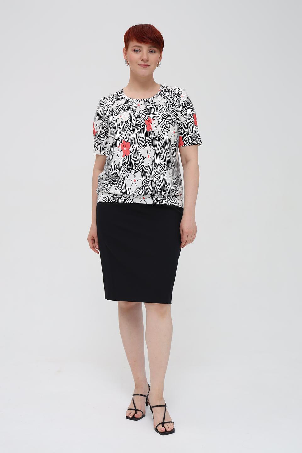 Юбка Frank Walder классическая чёрная