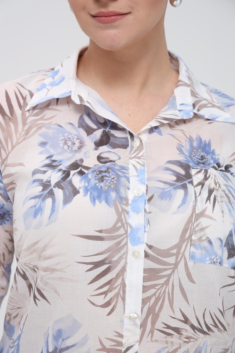 Блуза Frank Walder с цветочным принтом