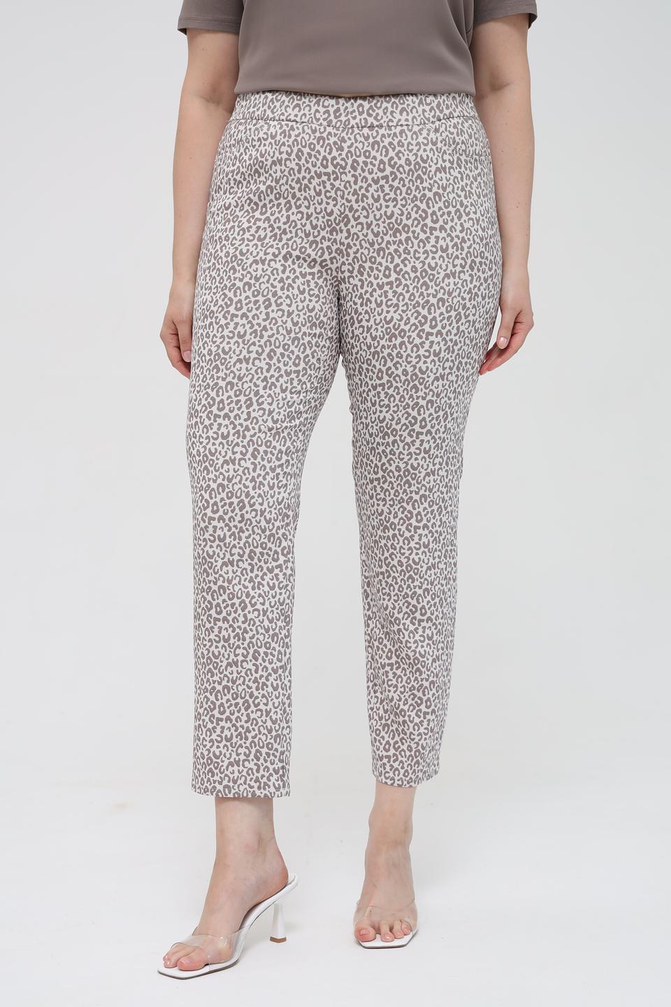 Брюки Frank Walder с леопардовым принтом