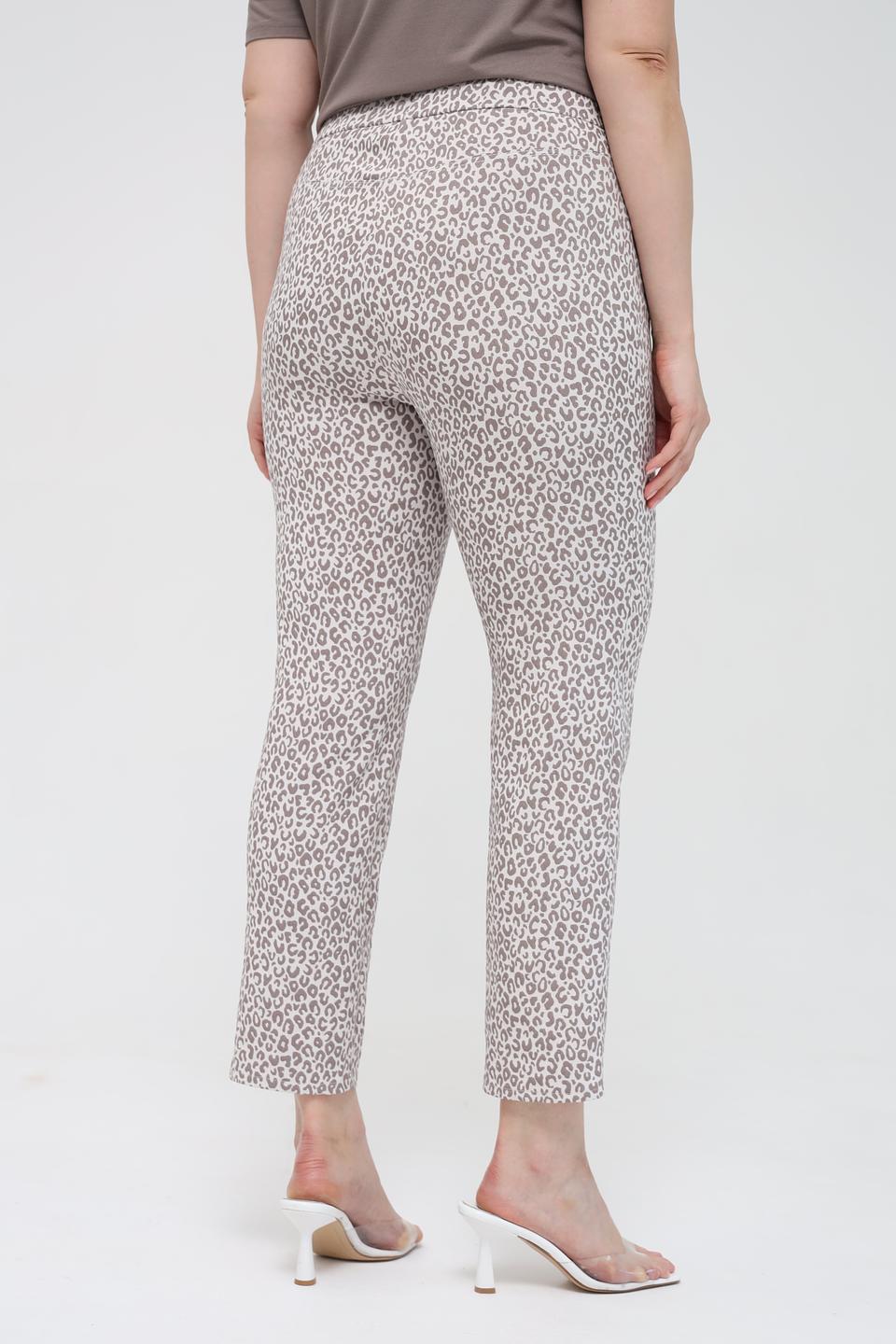 Брюки Frank Walder с леопардовым принтом