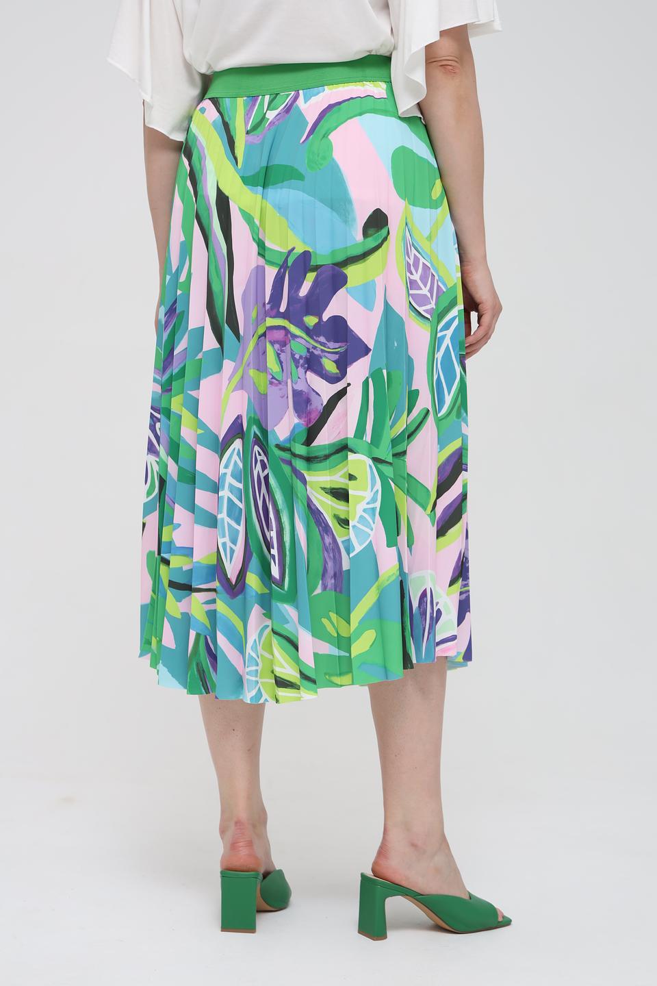 Юбка Via Appia с цветочным принтом