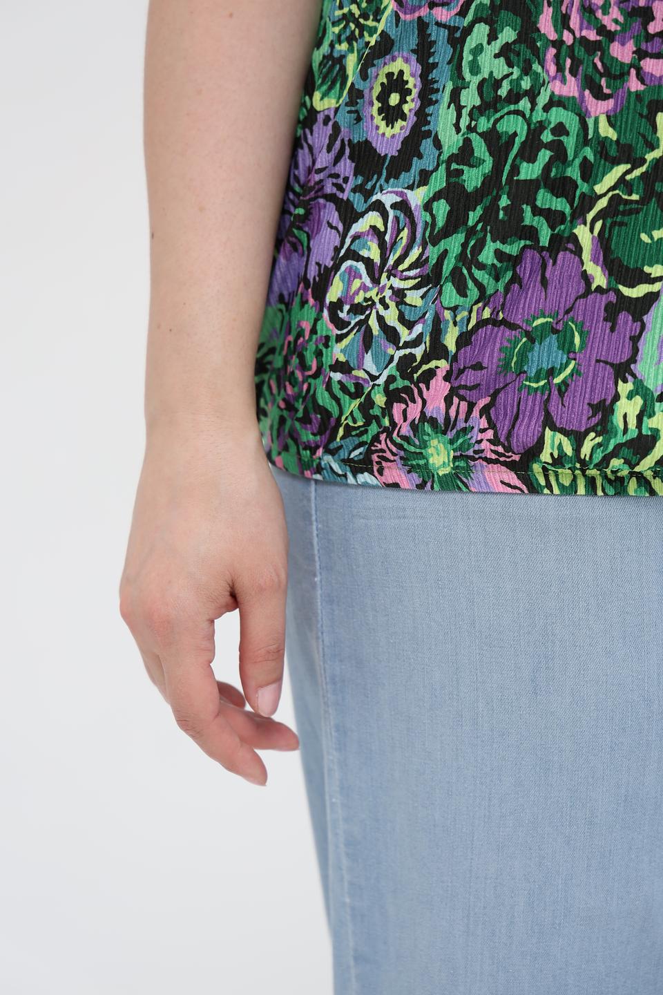 Блуза Via Appia с цветочным принтом