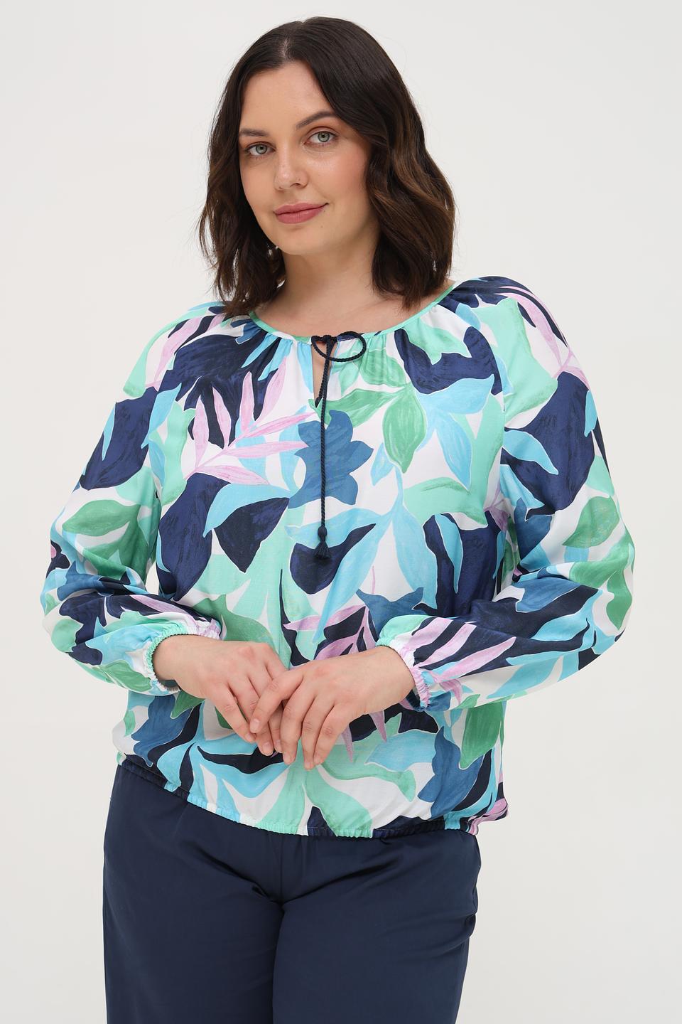 Блуза Rabe collection с цветочным принтом