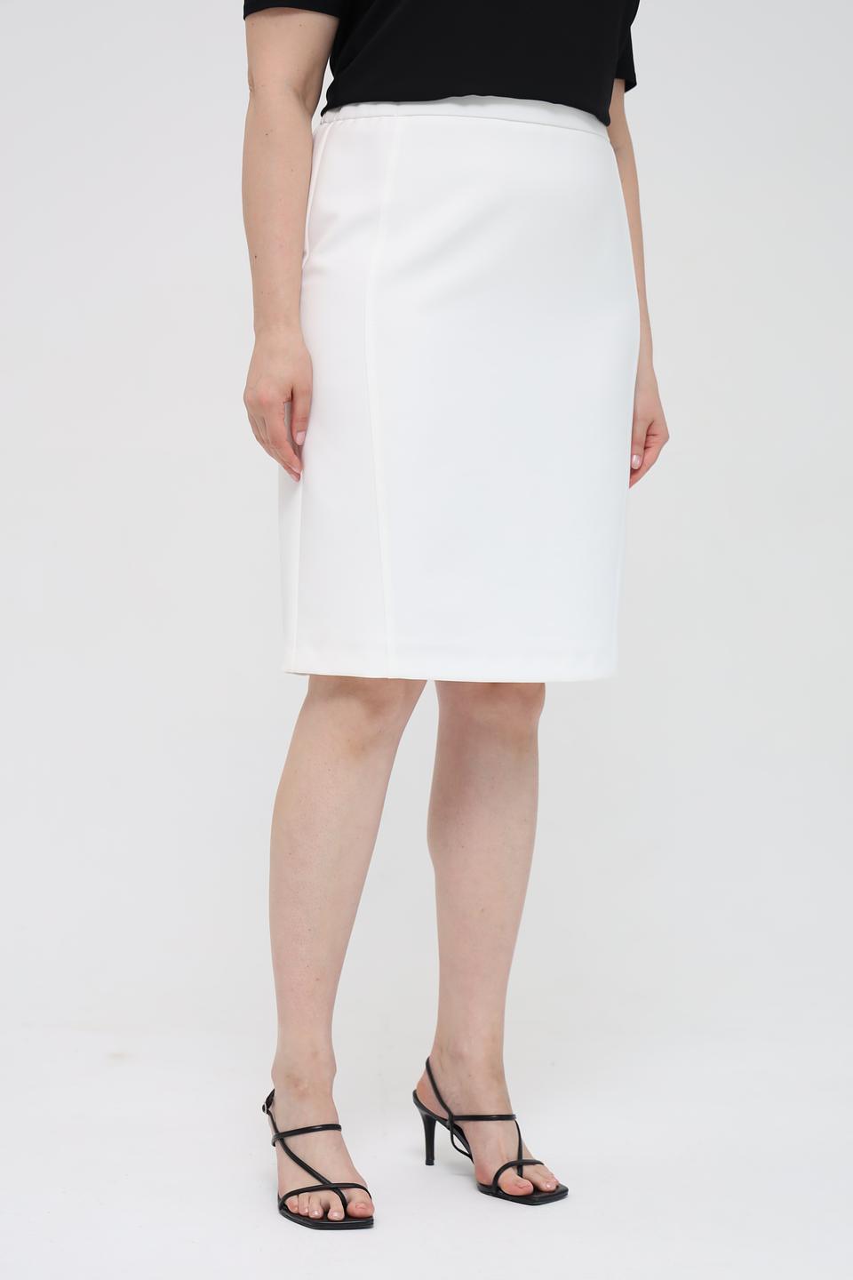Юбка Frank Walder прямая белая