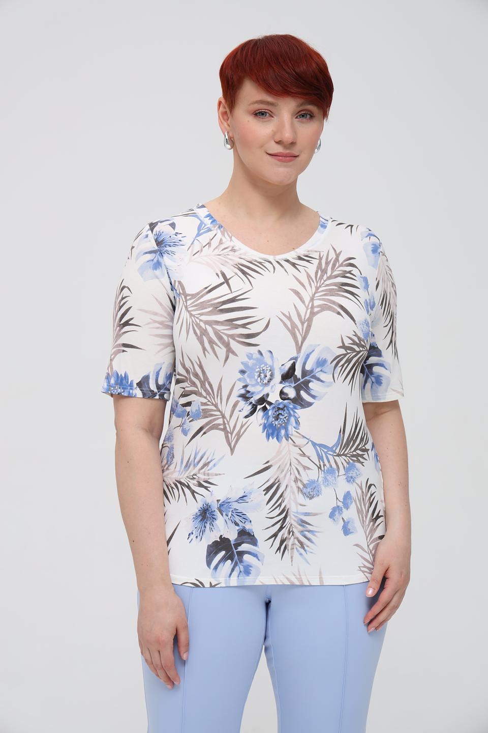 Футболка Frank Walder с цветочным принтом