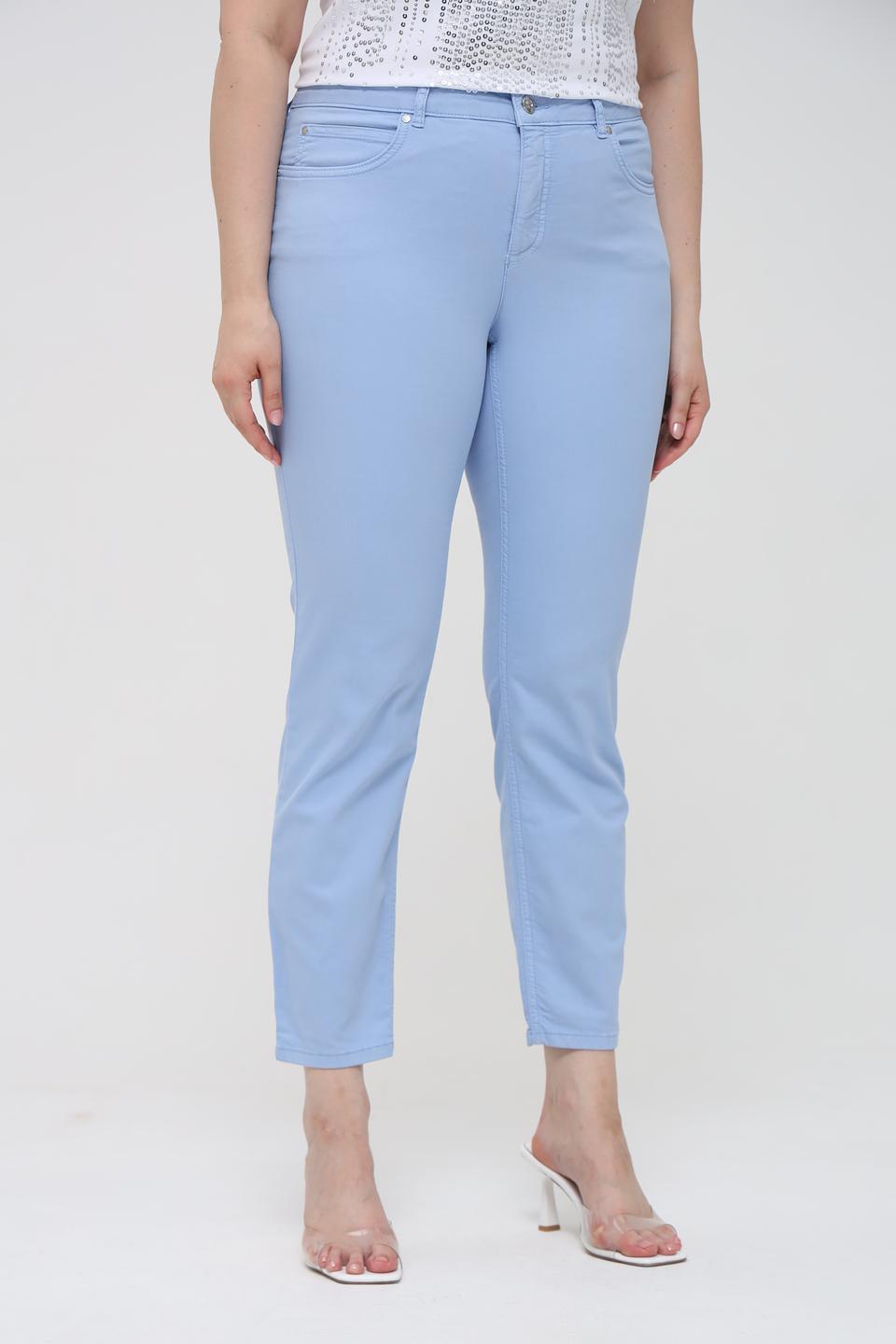 Брюки кл Oui женские голубые