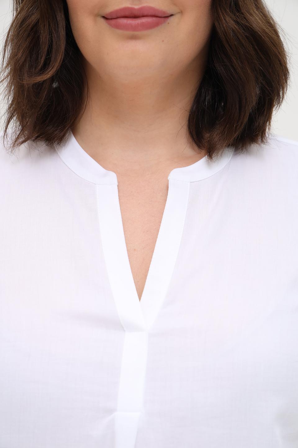 Блуза Rabe collection белая с кружевом