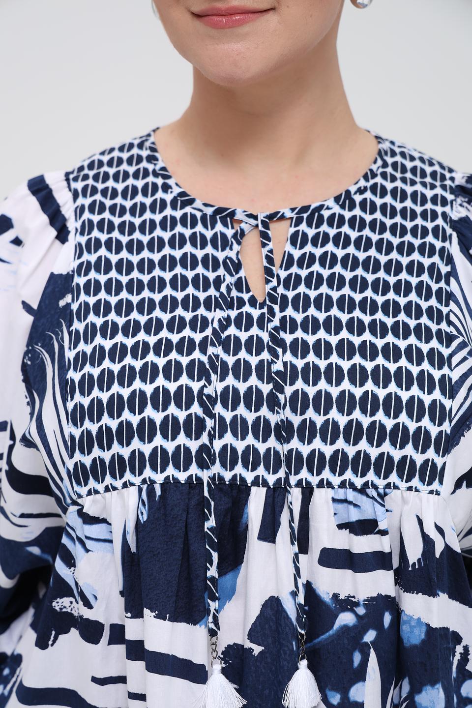 Платье Lecomte с тропическим принтом