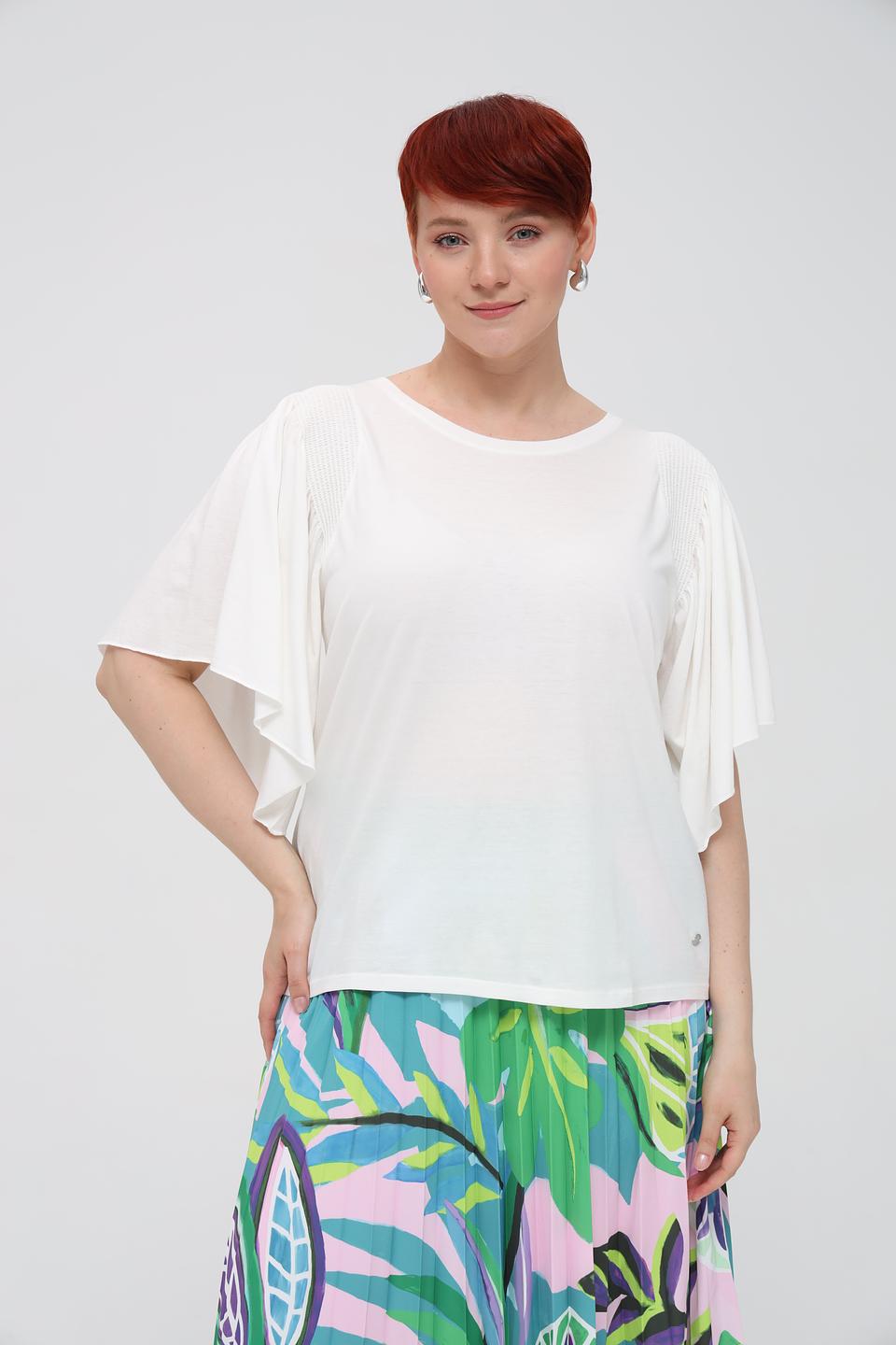 Блуза Monari с рукавами-воланами