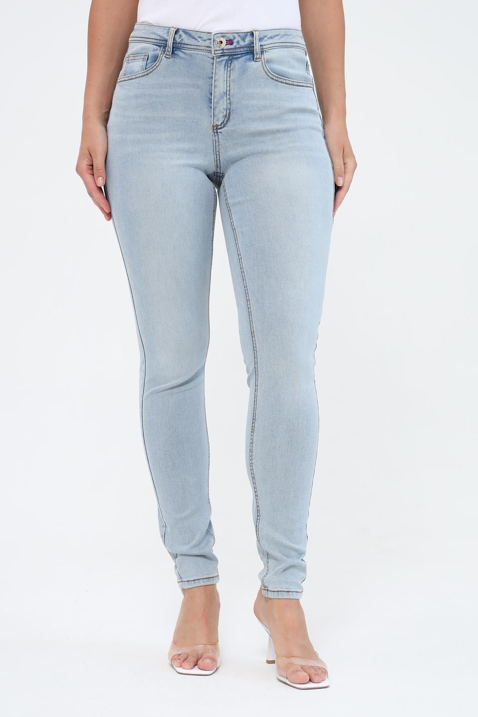 Джинсы Taifun с высокой посадкой голубые