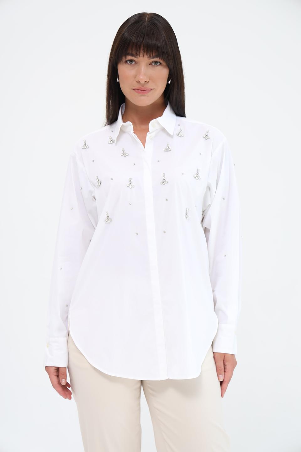 Рубашка Taifun с вышивкой