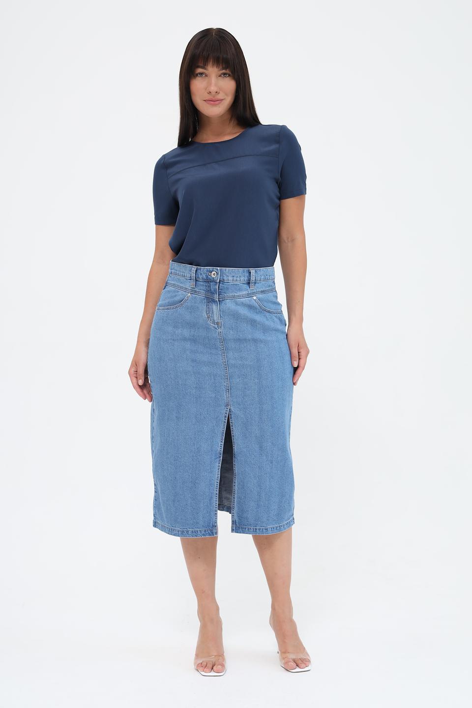 Юбка джинсовая Gerry Weber голубая