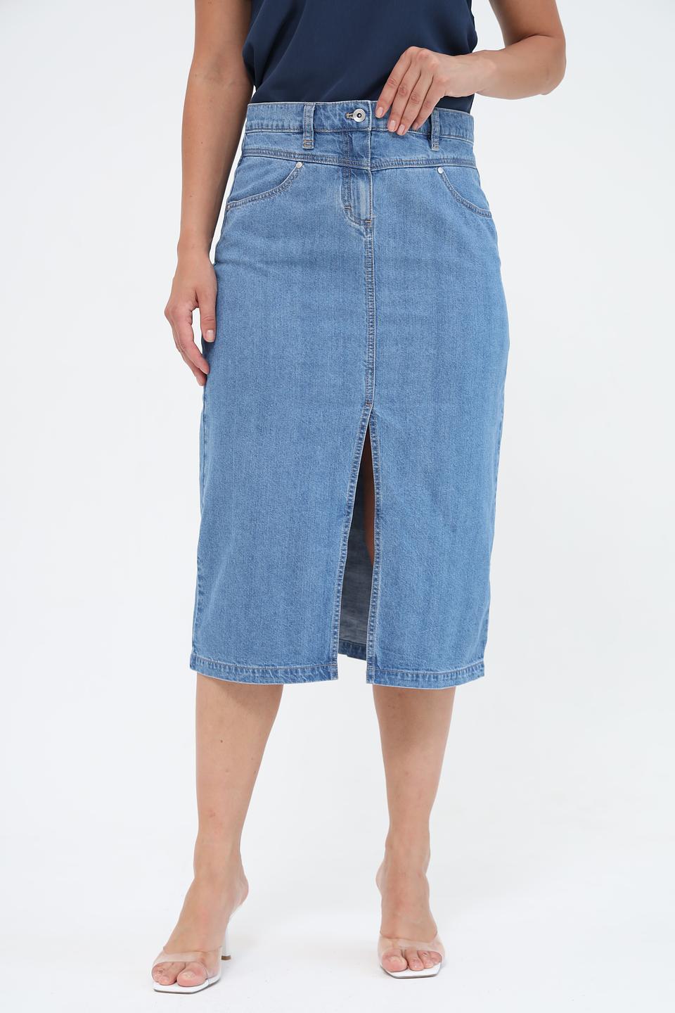 Юбка джинсовая Gerry Weber голубая