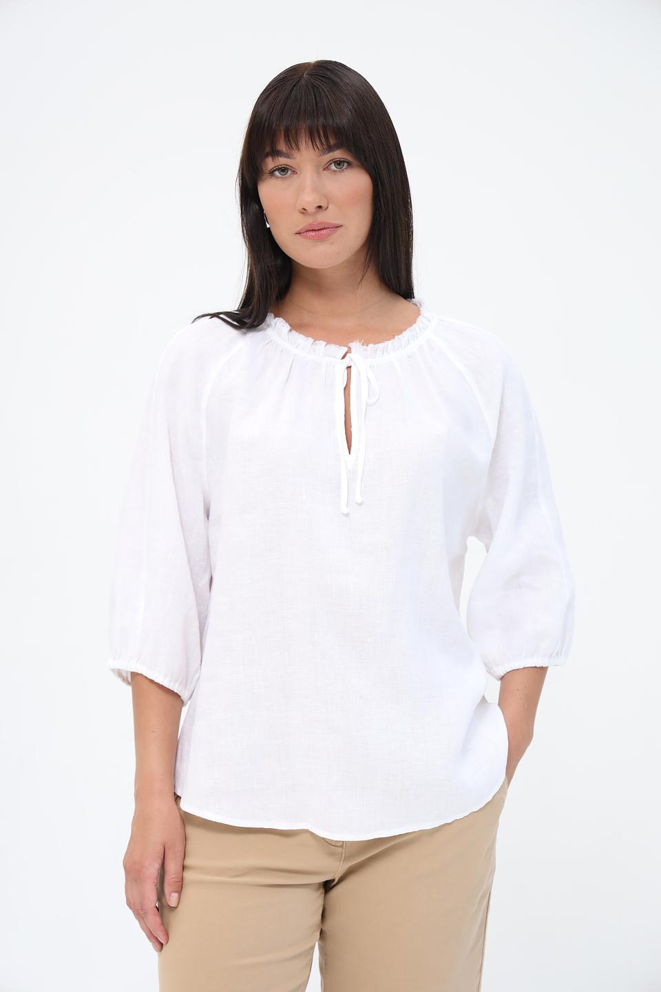 Блуза Gerry Weber EDITION белая с завязками