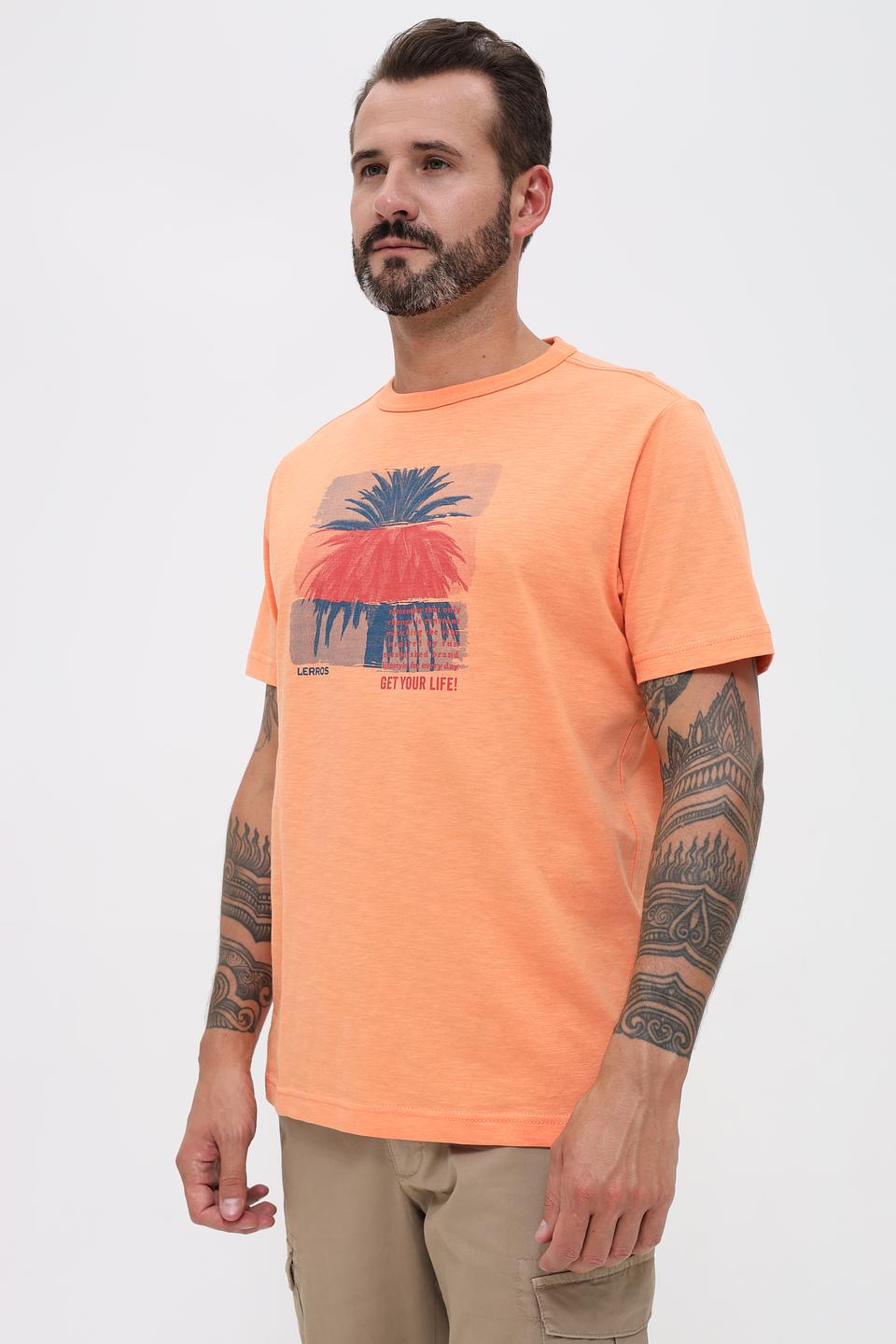 Футболка Lerros с принтом оранжевый