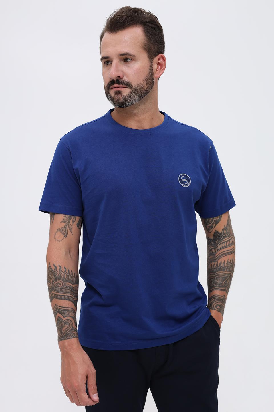 Футболка Granchio синяя с логотипом