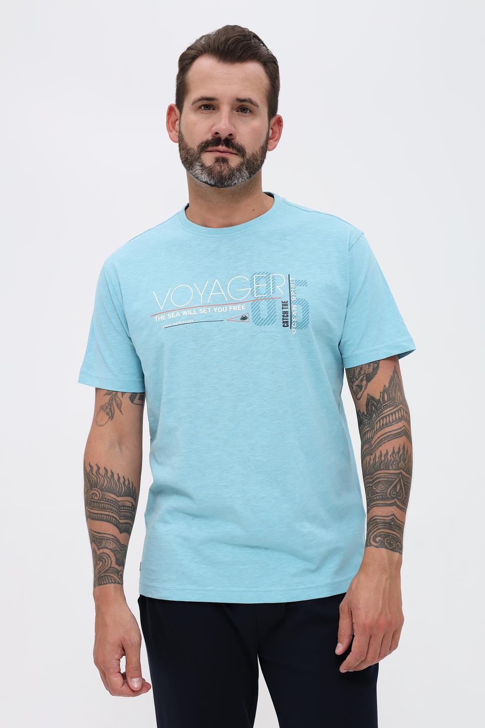 Футболка Granchio Voyager голубая