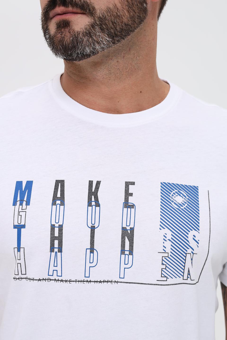 Футболка Granchio с принтом белый