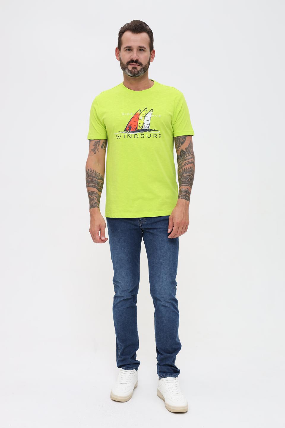 Футболка Granchio Windsurf лайм