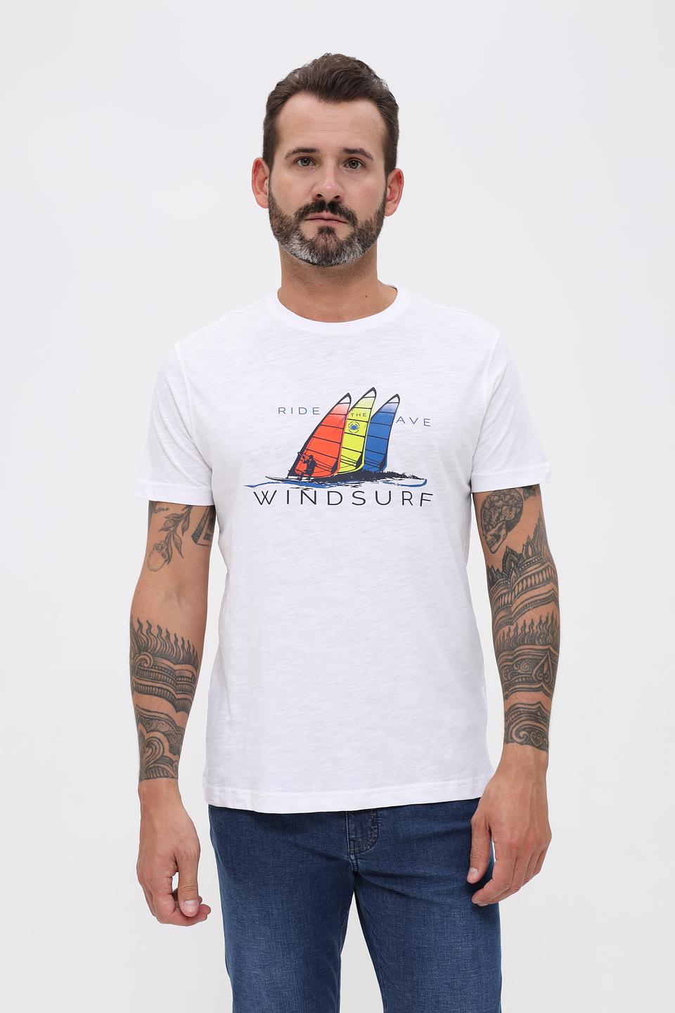 Футболка Granchio с принтом Windsurf