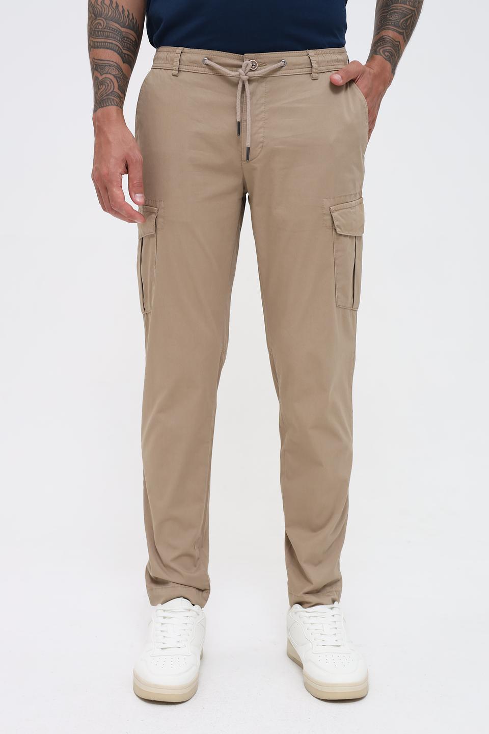Брюки карго Bugatti бежевые