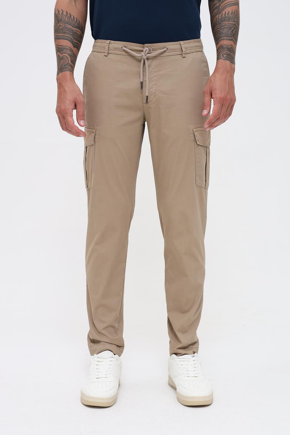Брюки карго Bugatti бежевые