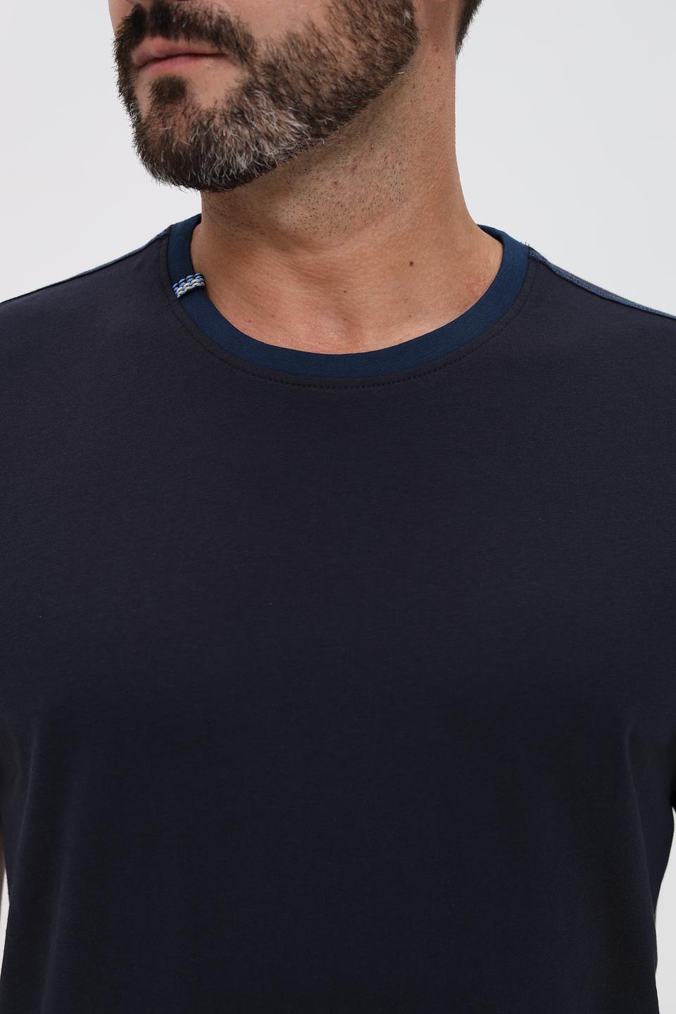 Футболка Sea Barrier с полоской тёмно-синяя