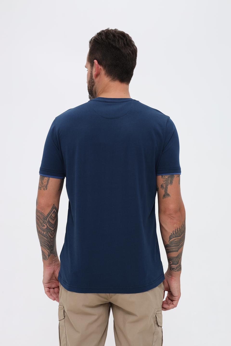 Футболка Sea Barrier с принтом синий