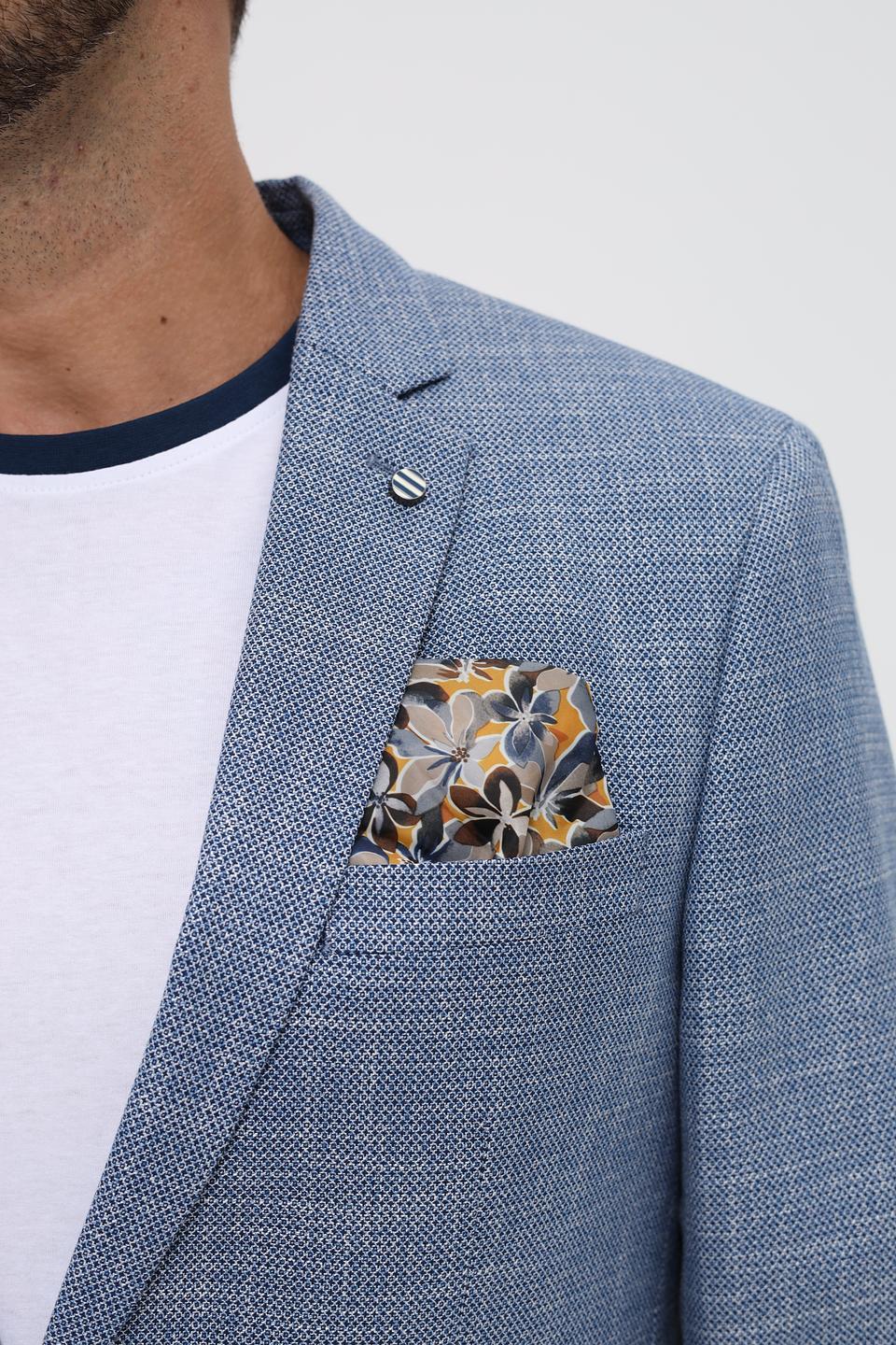 Пиджак Venti мужской голубой в клетку