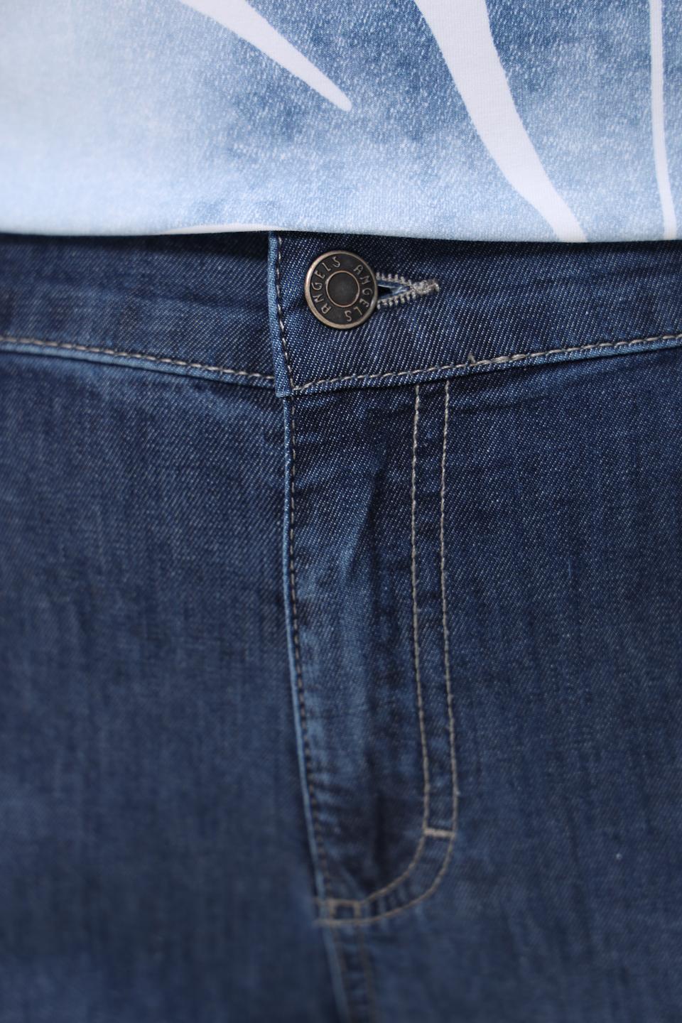 Джинсы Angels CROP SLIT синие