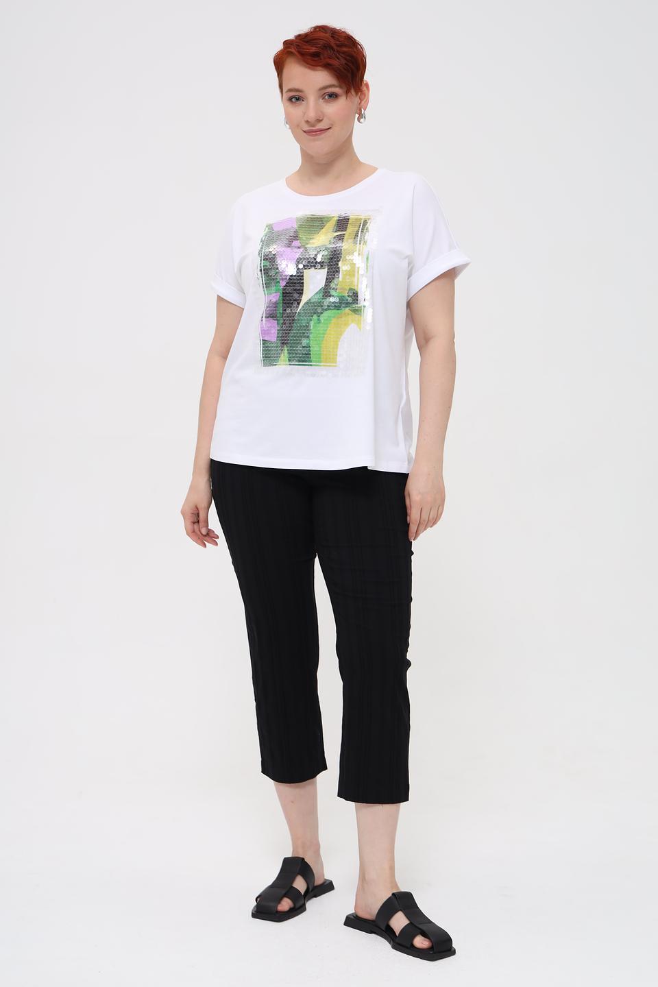 Брюки Samoon чёрные укороченные