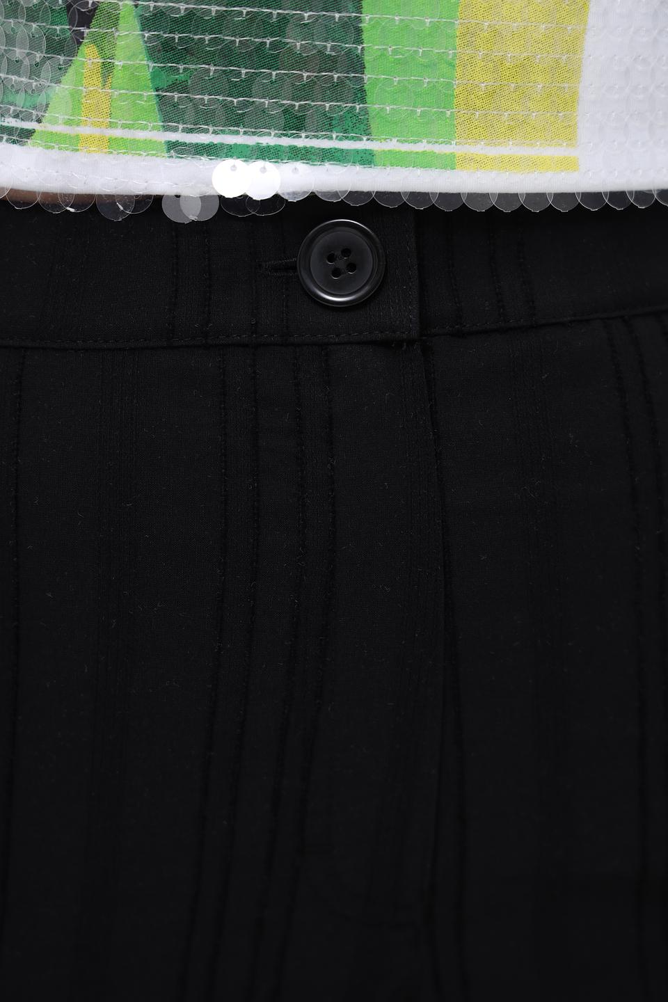 Брюки Samoon чёрные укороченные