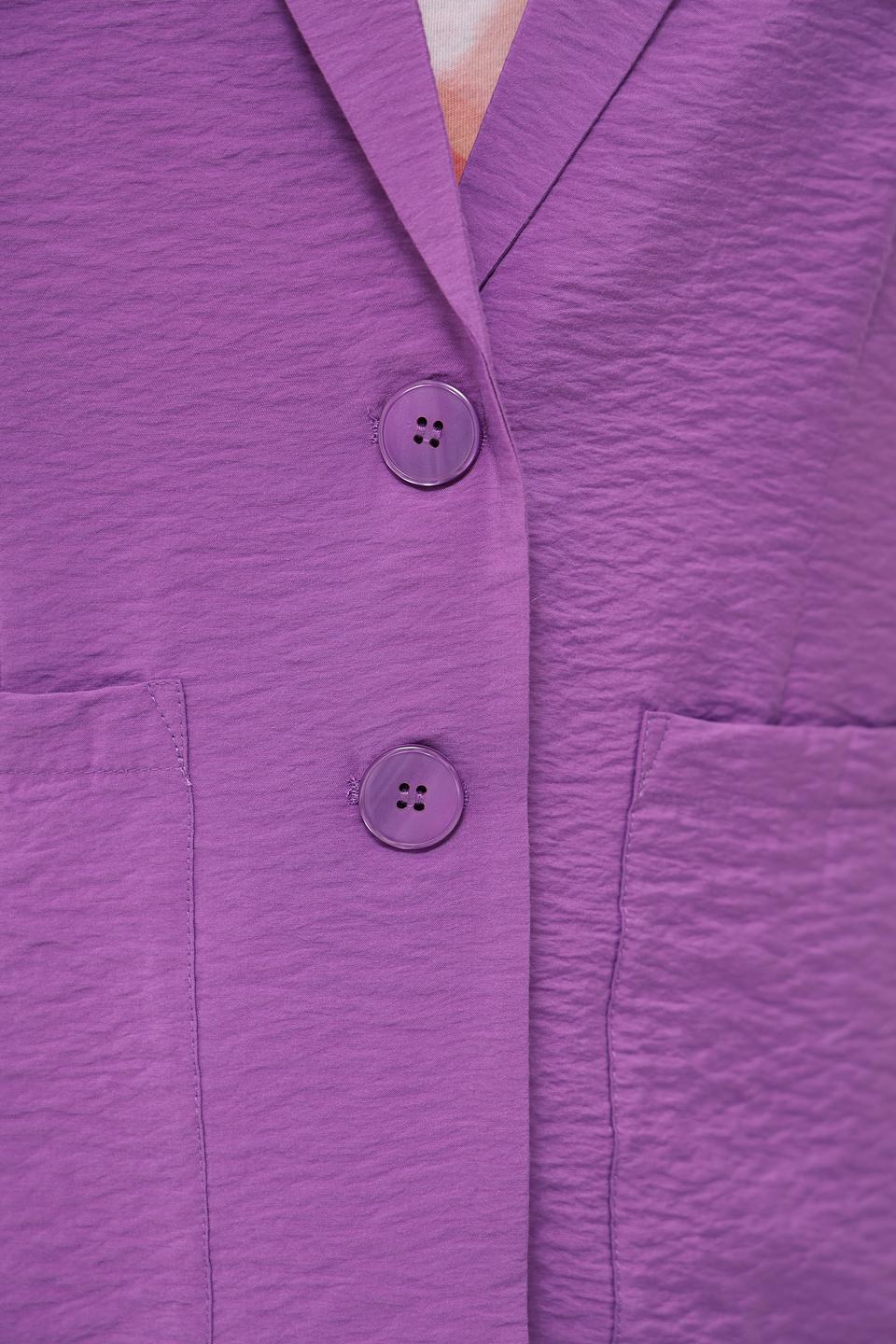 Жакет Samoon лиловый приталенный