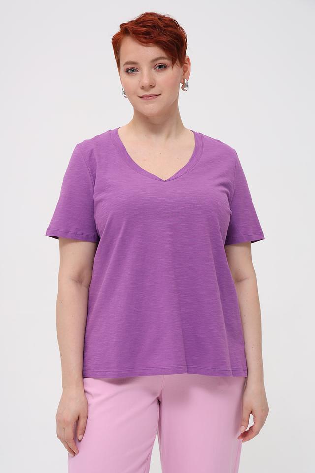 Футболка Samoon женская лиловая