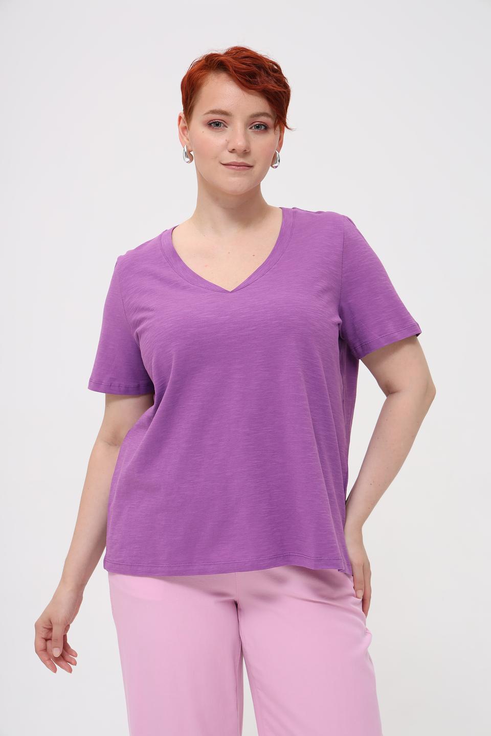 Футболка Samoon женская лиловая