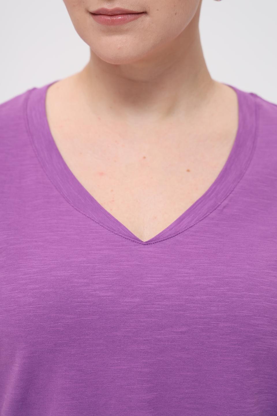 Футболка Samoon женская лиловая