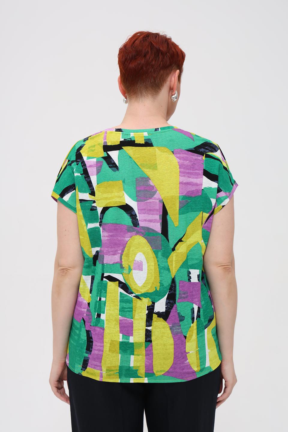 Футболка Samoon с абстрактным принтом