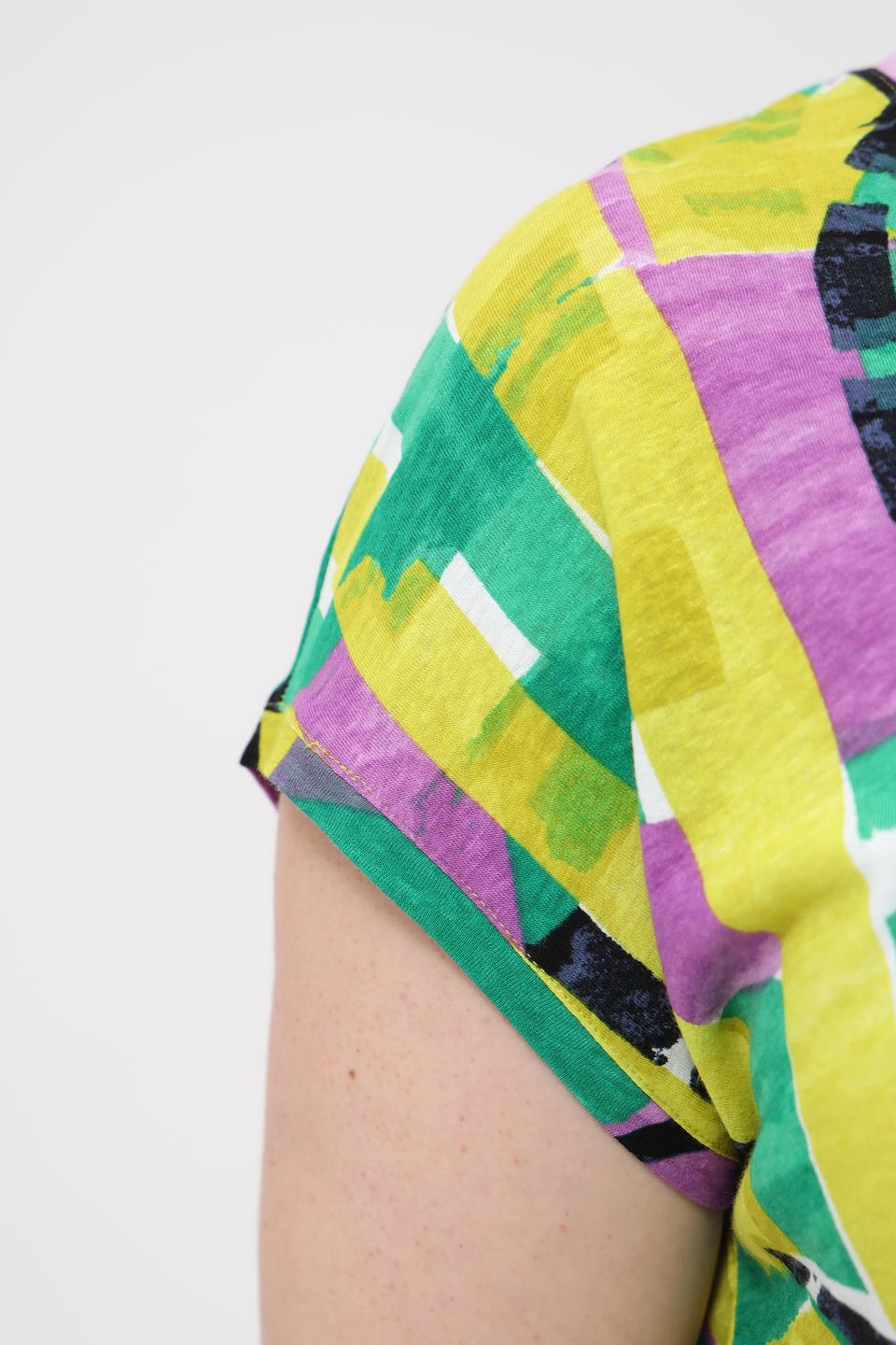 Футболка Samoon с абстрактным принтом