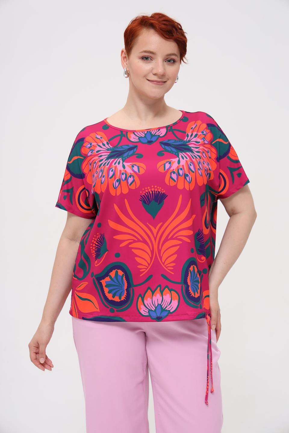 Блуза Oui с цветочным принтом