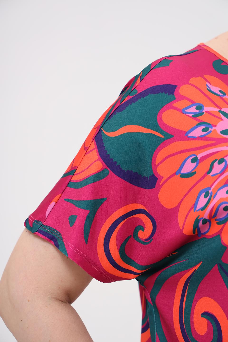 Блуза Oui с цветочным принтом