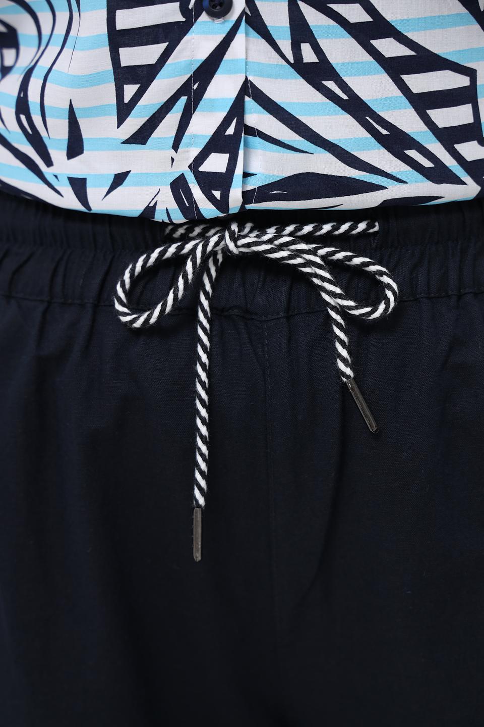 Брюки палаццо Frapp темно-синие