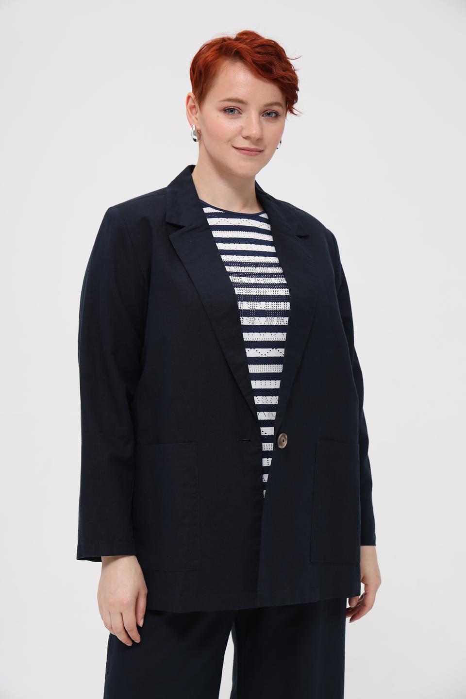 Жакет Frapp тёмно-синий