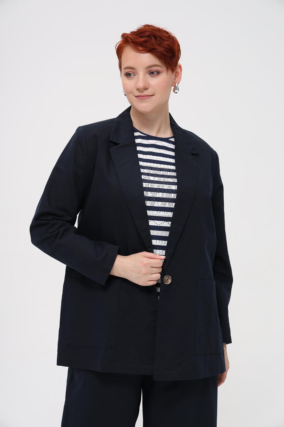 Жакет Frapp тёмно-синий