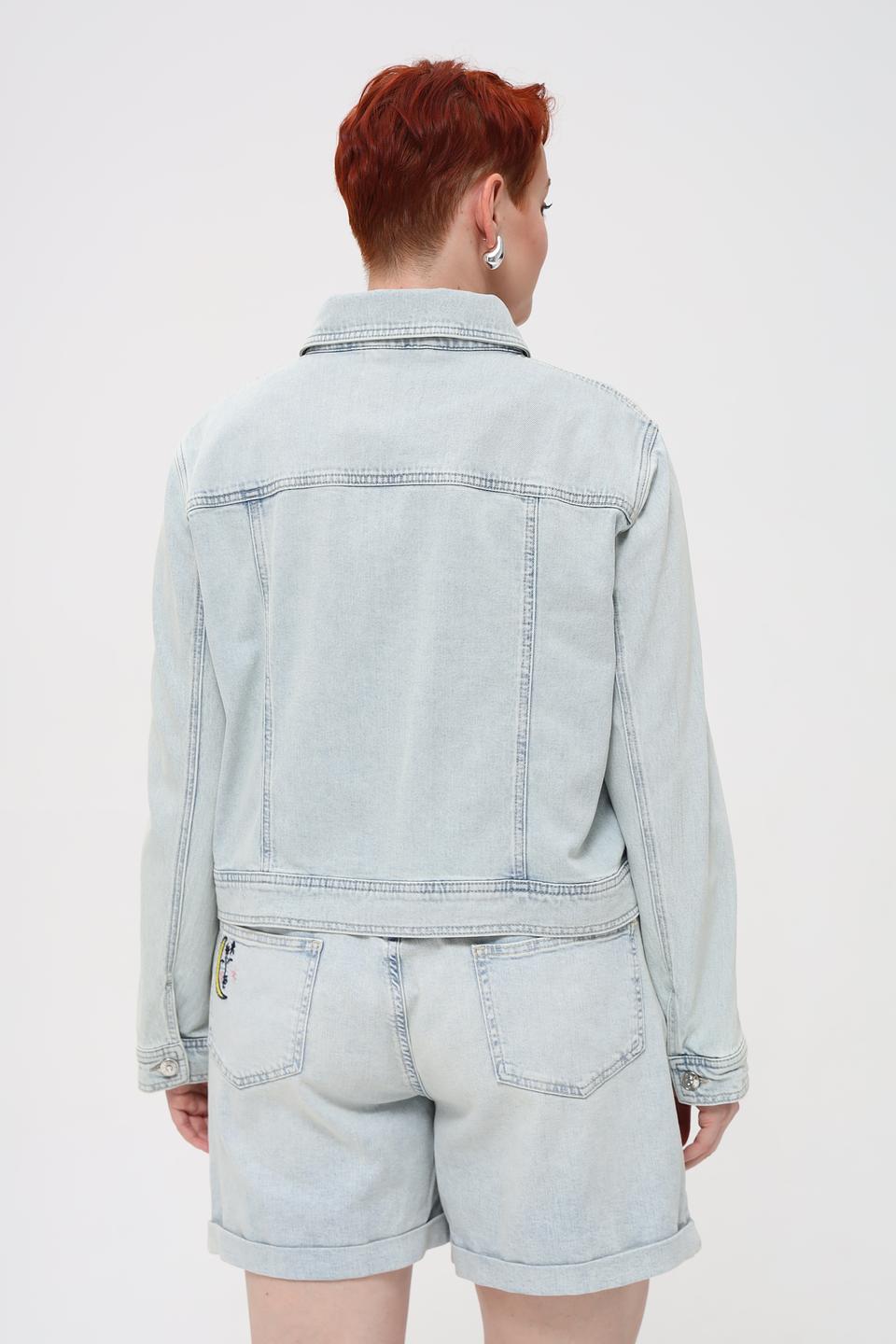 Жакет Oui деним светло-голубой