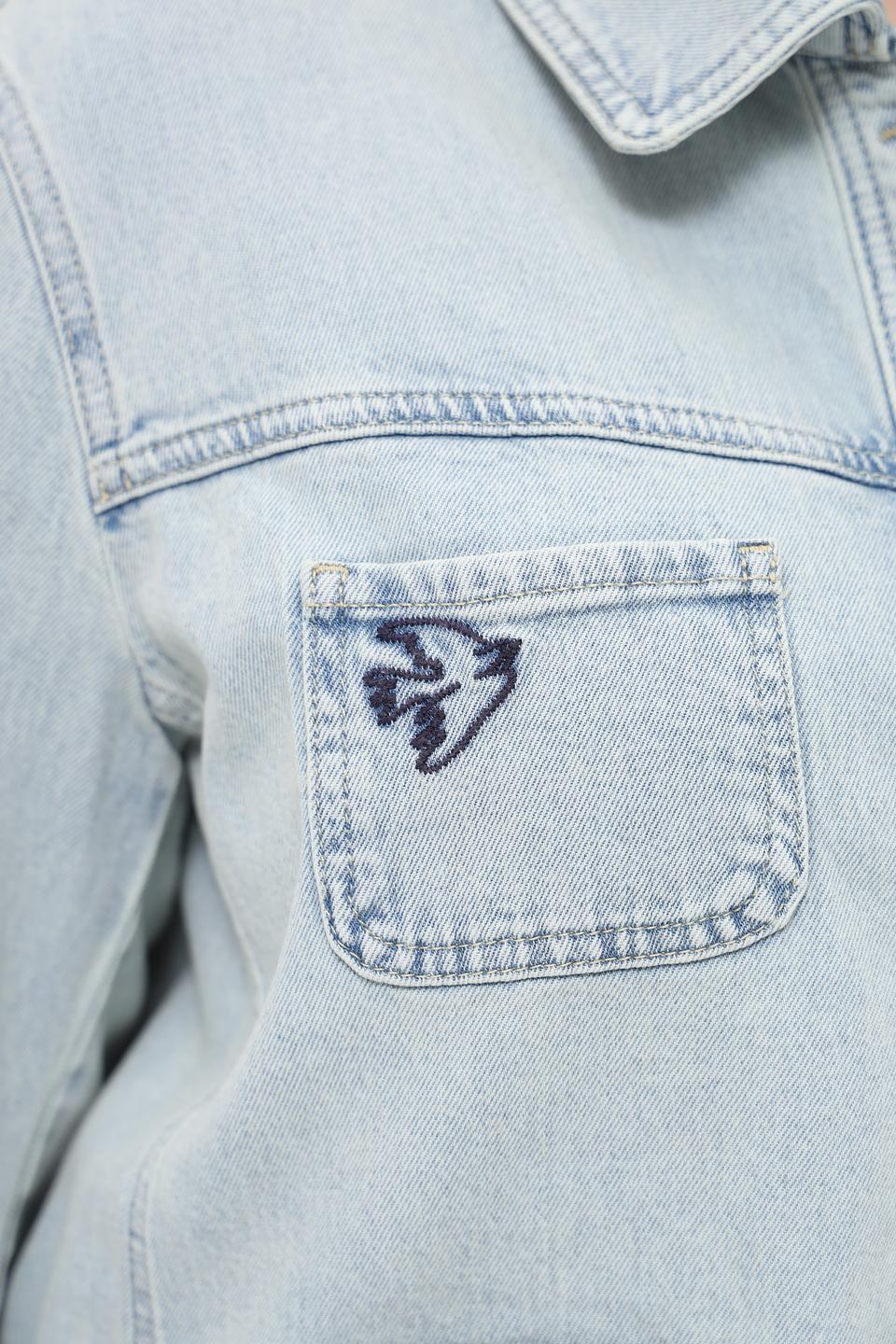 Жакет Oui деним светло-голубой