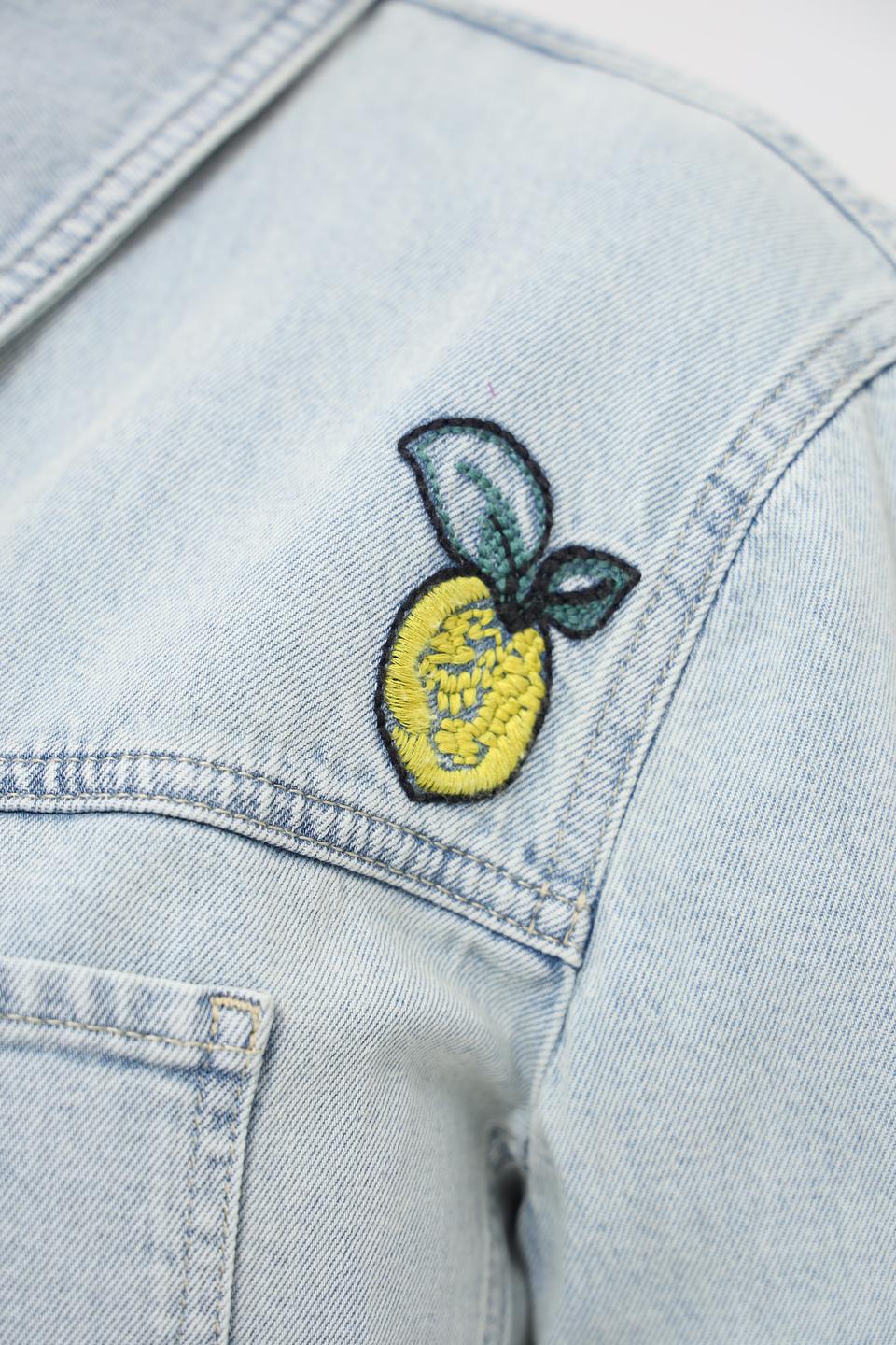 Жакет Oui деним светло-голубой