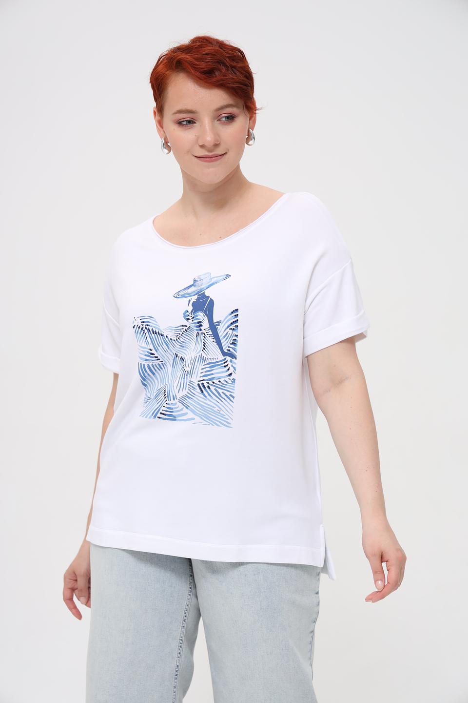 Футболка Oui с принтом